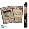 SET 2 CHIBI POSTERS WANTED ZORO & SANJI ONE PIECE 4 UDS