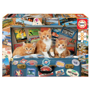 Puzzle Gatitos Viajeros 200pzs