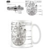 Taza Millennium Falcon Sketch Star Wars