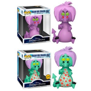 Figura POP Disney Merlin El Encantador Mim as Dragon 15cm 10+2 Chase PACK 12 uds