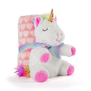 img_233649_b95a530bd55f0ae22c9081fe4facba20_1.jpg Peluche + Manta suave Unicornio Tiara 22cm