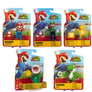 Figura Super Mario Wave 29 Super Mario Bros 10cm surtido PACK 6 uds