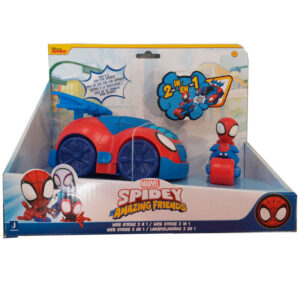 img_278672_479a3d4a9f1bcf30389fa2597d1f9e6f_1.jpg Set Figura Spidey + Vehiculo Marvel