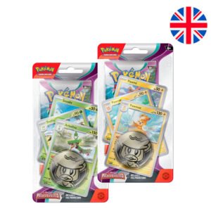 Blister juego cartas coleccionables Paldea Evoled Escarlata y Purpura 2 Pokemon ingles surtido PACK 16 uds