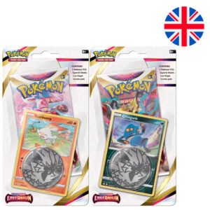 Blister juego cartas coleccionables Espada y Escudo Pokemon ingles surtido PACK 16 uds