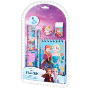 Set papeleria Frozen Disney 5pzs PACK 12 uds