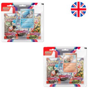 Blister juego cartas coleccionables Escarlata y Purpura Pokemon ingles surtido PACK 24 uds