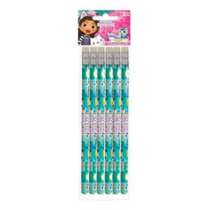 Blister 6 Lapices La Casa de Muñecas de Gabby PACK 24 uds