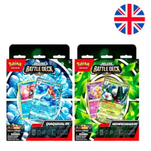 Baraja juego cartas coleccionables Mazo de batalla de lujo Pokemon ingles PACK 6 uds