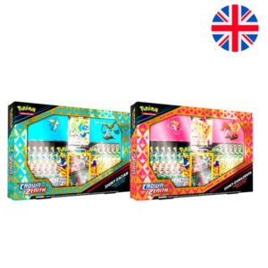 Blister juego cartas coleccionables Shiny Zamamenta Shiny Zacian Pokemon ingles surtido PACK 6 uds