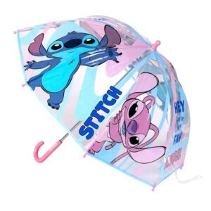 Paraguas manual burbuja Stitch Disney 45cm PACK 4 uds