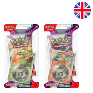 Blister juego cartas coleccionables Escarlata y Purpura 2 Pokemon surtido ingles PACK 16 uds