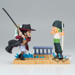 img_309222_98733d911b0ca66d3c5ed95dc9081b93_1.jpg Figura Roronoa Zoro VS Dracule Mihawk Log Stories One Piece 7cm