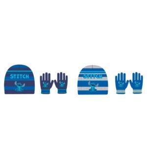 Set gorro y guantes Stitch Disney infantil surtido PACK 6 uds