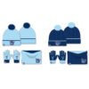 Conjunto gorro guantes braga cuello Stitch Disney infantil PACK 6 uds
