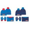 Conjunto gorro guantes braga cuello Sonic the Hedgehog infantil PACK 6 uds