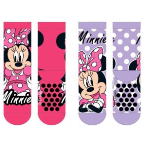 Set 2 calcetines antideslizantes Minnie Disney infantil surtido PACK 12 uds