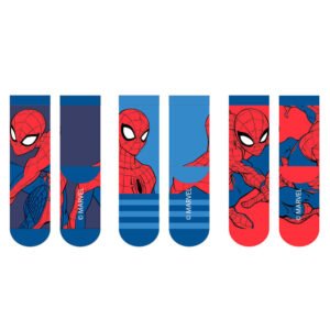 Set 3 calcetines Spiderman Marvel infantil surtido PACK 6 uds