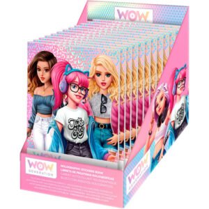 Cuaderno A5 pegatinas Wow Generation PACK 12 uds