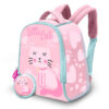 Mochila + monedero Little Cats neopreno 25cm PACK 4 uds