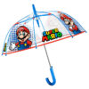 Paraguas automatico transparente Super Mario Bros 45cm PACK 6 uds