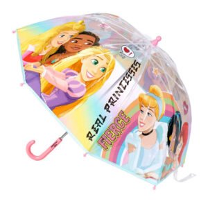 Paraguas manual burbuja Princesas Disney 45cm PACK 4 uds