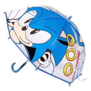 Paraguas manual burbuja Sonic The Hedgehog 45cm PACK 4 uds