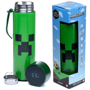 img_314369_d600fbad1b057989e125f5d617a26563_1.jpg Botella acero inoxidable termo Minecraft termometro 450ml