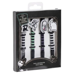 Blister 4 boligrafos Pesadilla Antes de Navidad Disney PACK 6 uds