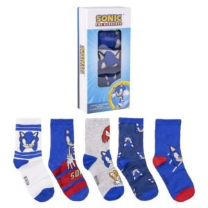 Blister 5 calcetines Sonic the Hedgehog PACK 12 uds