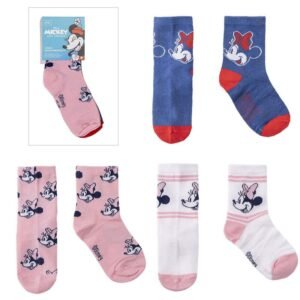 Set 3 calcetines Minnie Disney PACK 12 uds