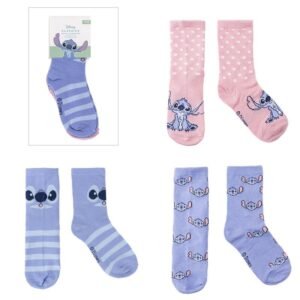 Set 3 calcetines Stitch Disney PACK 12 uds