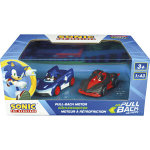 Set coches Sonic Vs Shadow Team Sonic Racing Pull Speed Sonic the Hedgehog PACK 12 uds