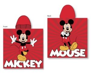 Poncho toalla Mickey Disney microfibra