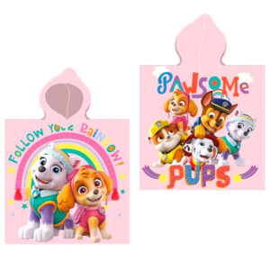 img_325636_bf7b8e49be0d1fcb393002ee11d75c7f_1.jpg Poncho toalla Patrulla Canina Paw Patrol algodon