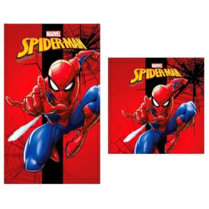 Set 2 toallas baño Spiderman Marvel algodon PACK 12 uds
