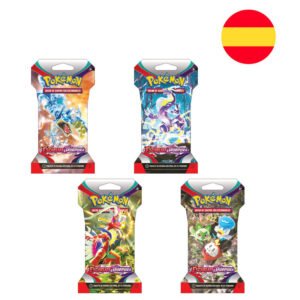 Sobre juego cartas coleccionables Escarlata y Violeta Pokemon surtido PACK 24 uds