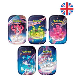 Mini lata juego cartas coleccionables Pokemon ingles PACK 10 uds