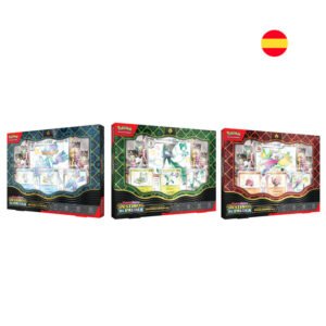 Blister juego cartas coleccionables Destinos de Paldea Escarlata y Purpura Pokemon español surtido PACK 6 uds