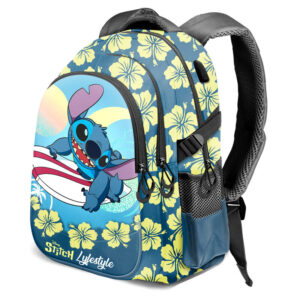 Mochila Lifestyle Stitch Disney 44m adaptable