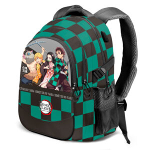 Mochila Akushon Demon Slayer Kimetsu No Yaiba 44cm adaptable