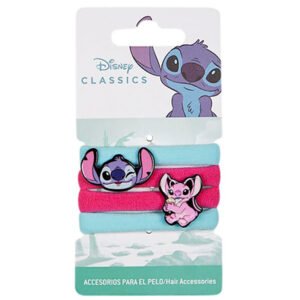 Blister 4 coleteros Stitch Disney PACK 6 uds