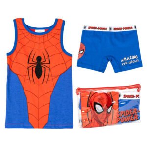 Pijama + neceser Spiderman Marvel PACK 12 uds