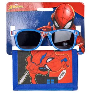Set gafas sol + cartera Spiderman Marvel PACK 6 uds