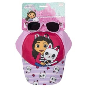 Set gorra + gafas sol La Casa de Muñecas de Gabby PACK 6 uds