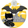 Señal coche baby on board Batman DC Comics PACK 10 uds