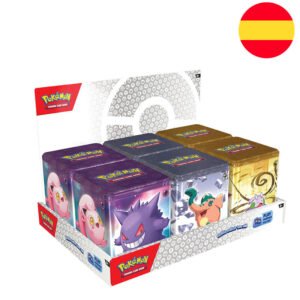 Lata apilable juego carlas coleccionables Pokemon español surtido PACK 6 uds