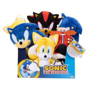 Peluche serie 10 Sonic the Hedgehog 23cm surtido PACK 8 uds