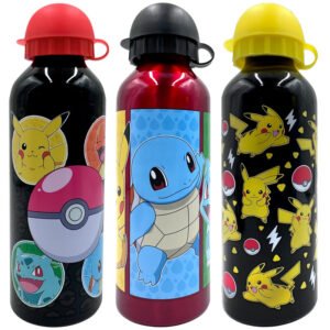 Cantimplora aluminio Pokemon 500ml surtido PACK 12 uds