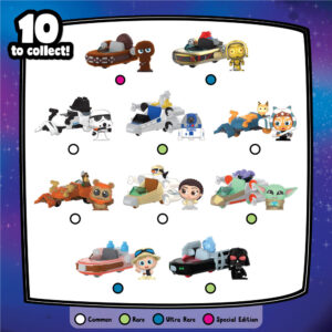 Figura sorpresa Galactic Cruisers Star Wars Doorables PACK 12 uds